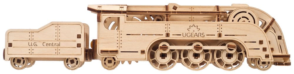 Ugears Wooden Model Kit Mini Locomotive