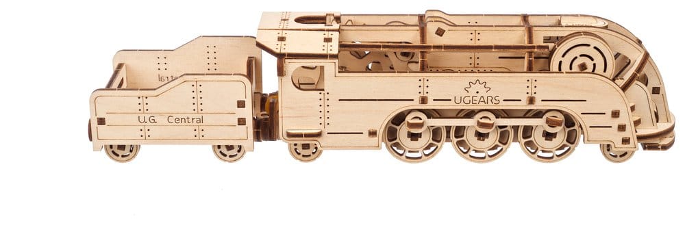Ugears Wooden Model Kit Mini Locomotive