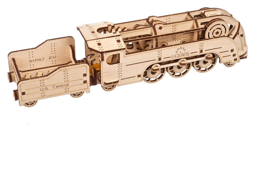 Ugears Wooden Model Kit Mini Locomotive