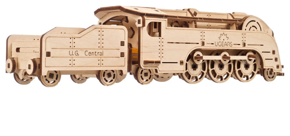 Ugears Wooden Model Kit Mini Locomotive