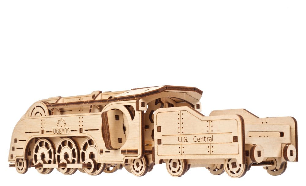 Ugears Wooden Model Kit Mini Locomotive