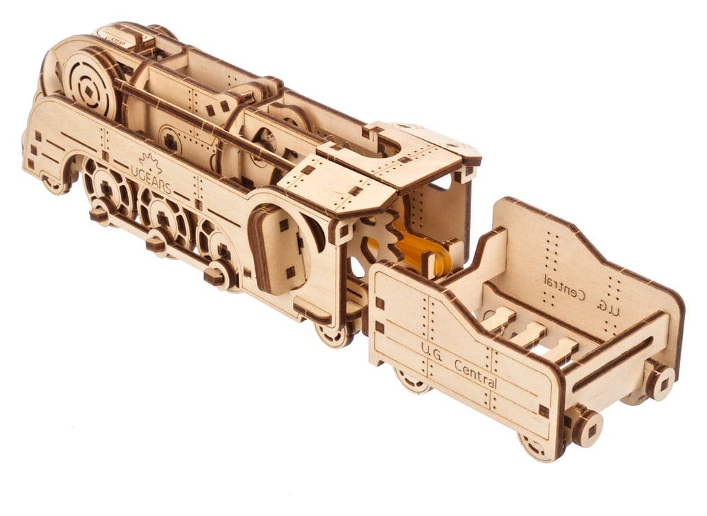 Ugears Wooden Model Kit Mini Locomotive