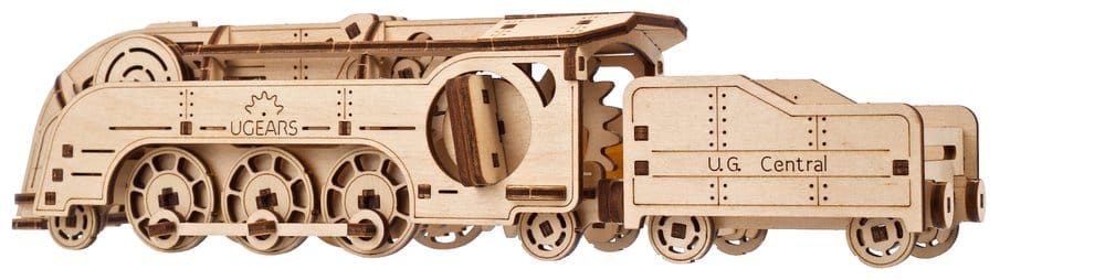 Ugears Wooden Model Kit Mini Locomotive