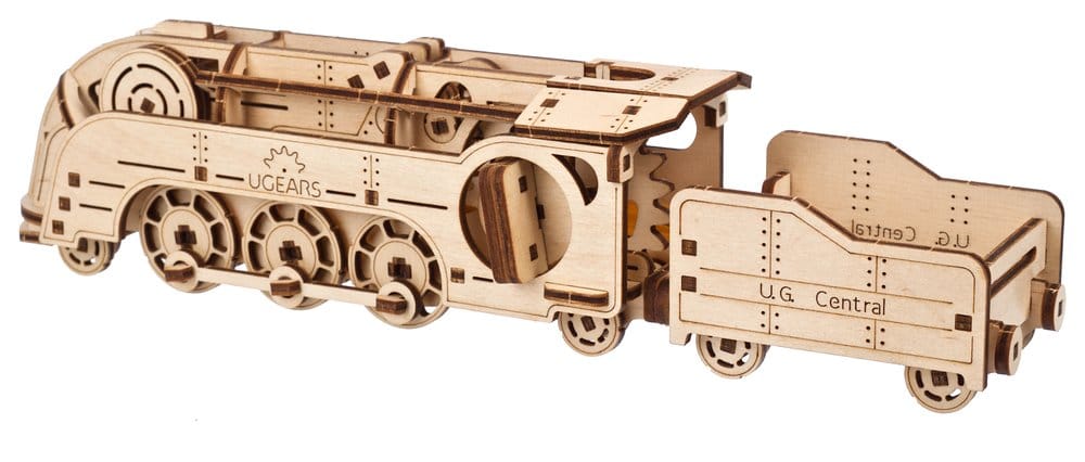 Ugears Wooden Model Kit Mini Locomotive