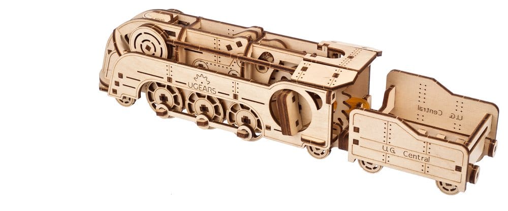 Ugears Wooden Model Kit Mini Locomotive