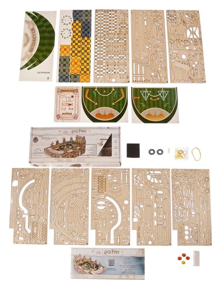 Harry Potter Wooden Model Kit Quidditch Pinball