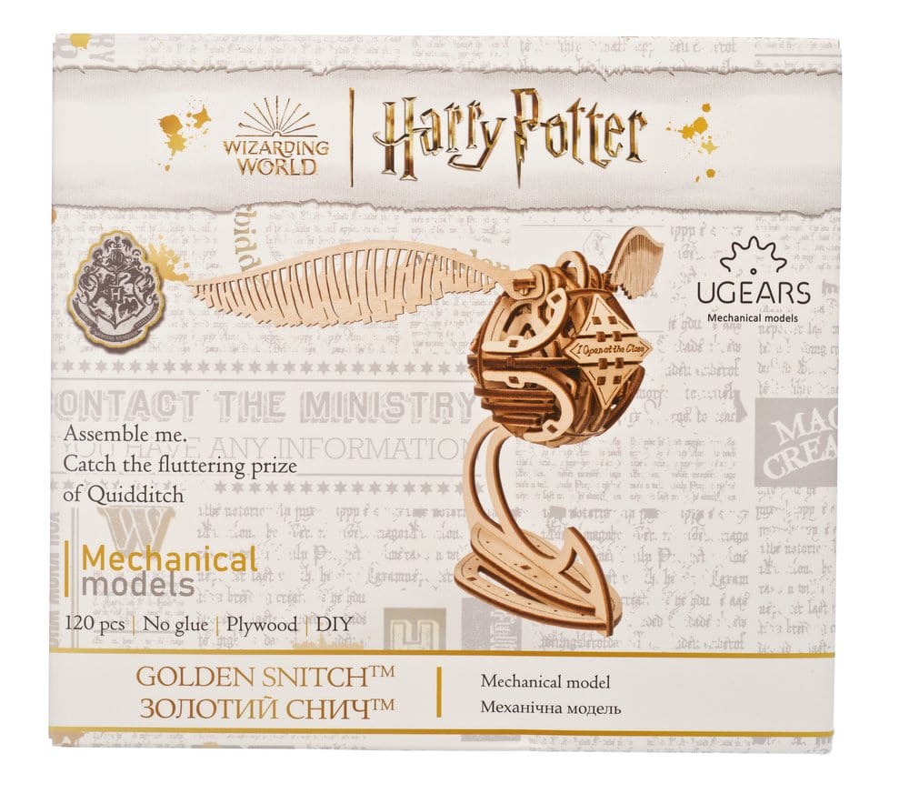 Harry Potter Wooden Model Kit Golden Snitch