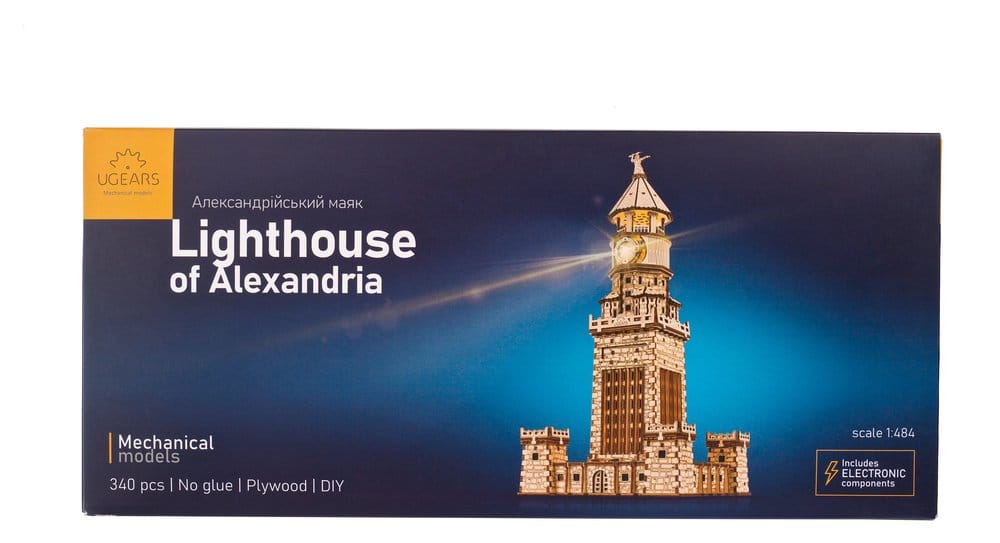 Ugears Wooden Model Kit Lighthouse of Alexandria