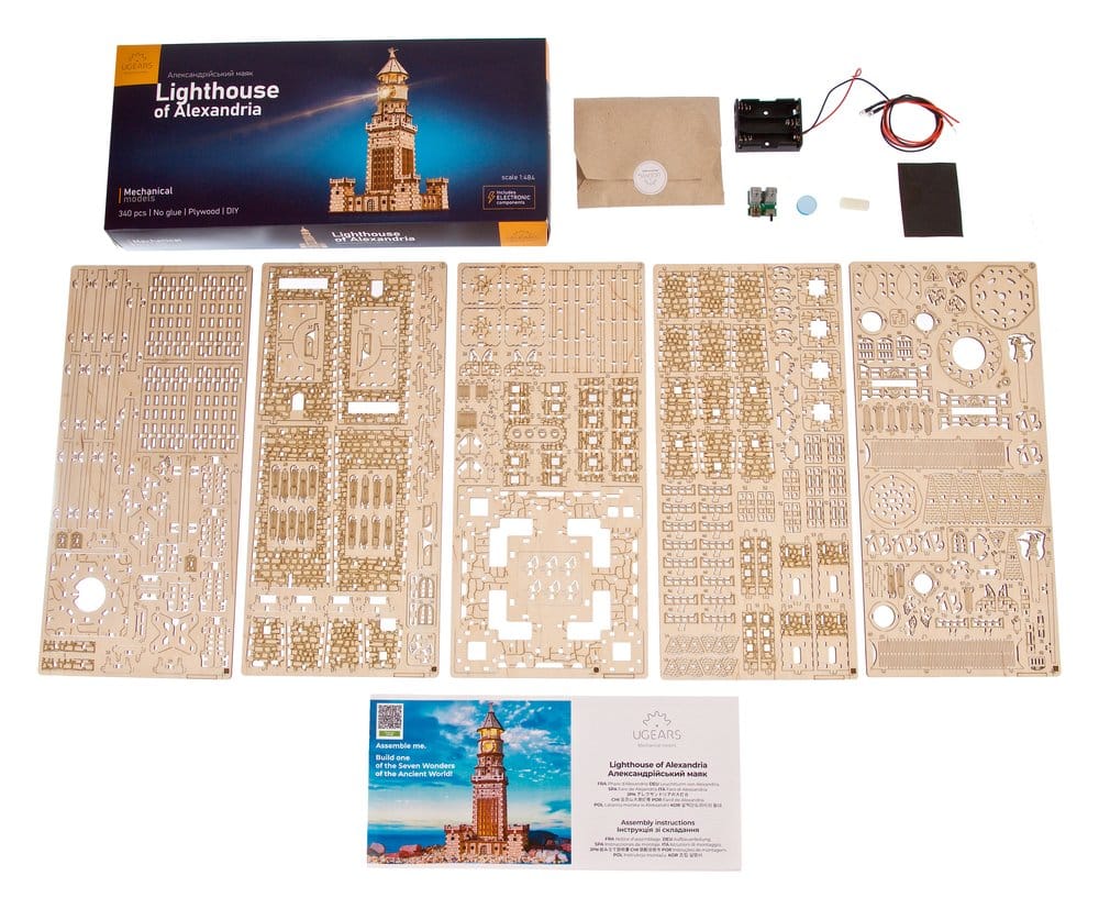 Ugears Wooden Model Kit Lighthouse of Alexandria