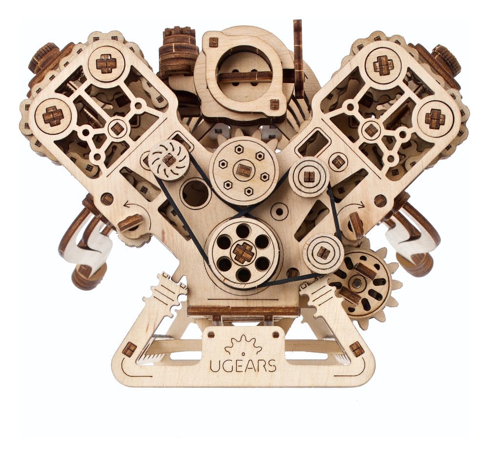Ugears Wooden Model Kit V8 Engine
