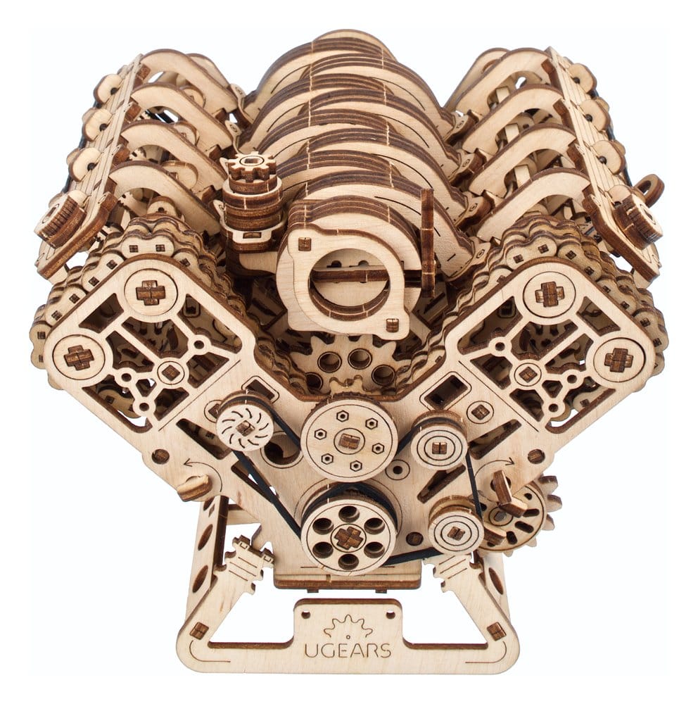 Ugears Wooden Model Kit V8 Engine