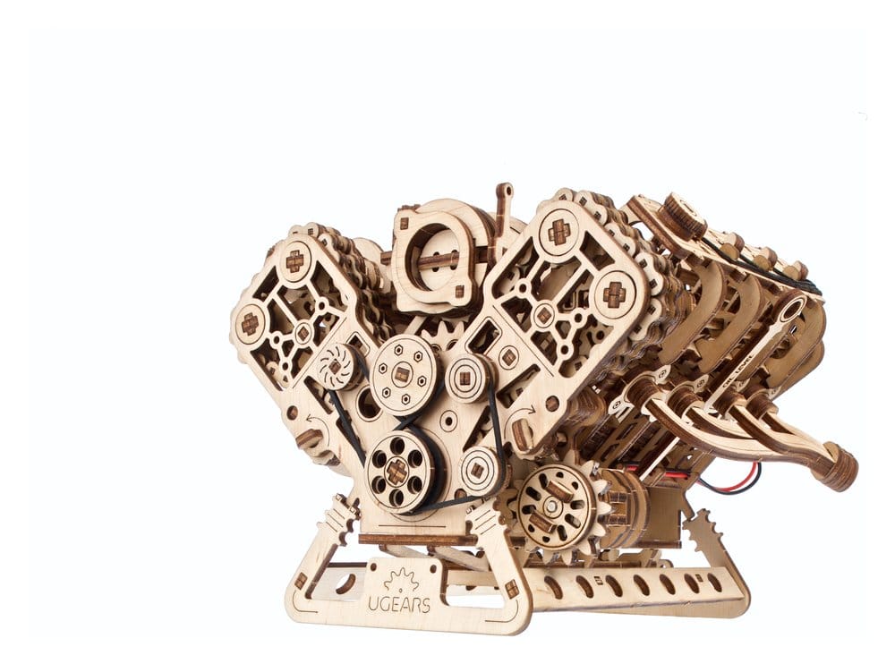 Ugears Wooden Model Kit V8 Engine