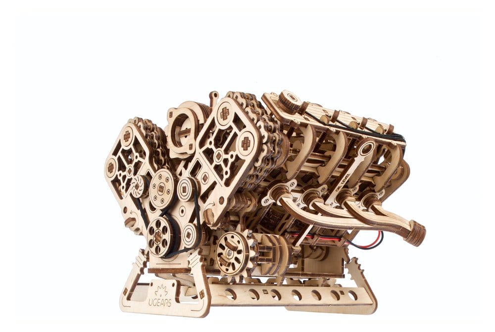 Ugears Wooden Model Kit V8 Engine