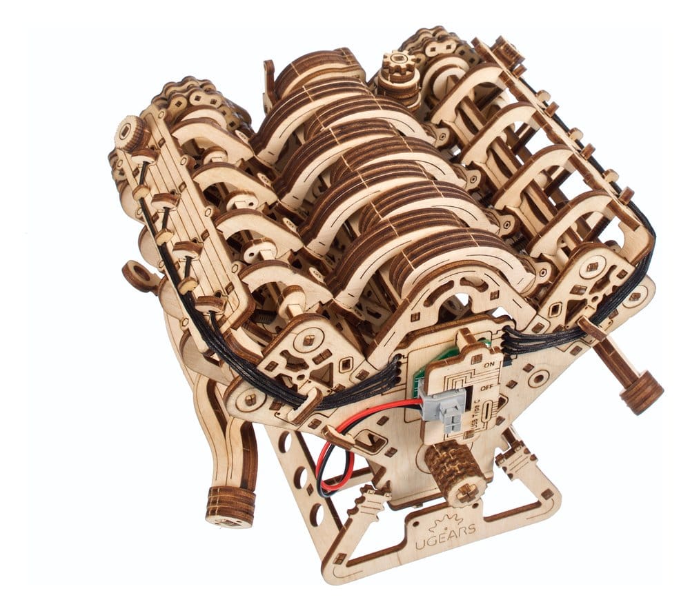 Ugears Wooden Model Kit V8 Engine