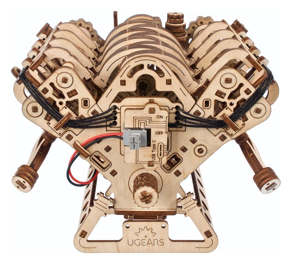 Ugears Wooden Model Kit V8 Engine