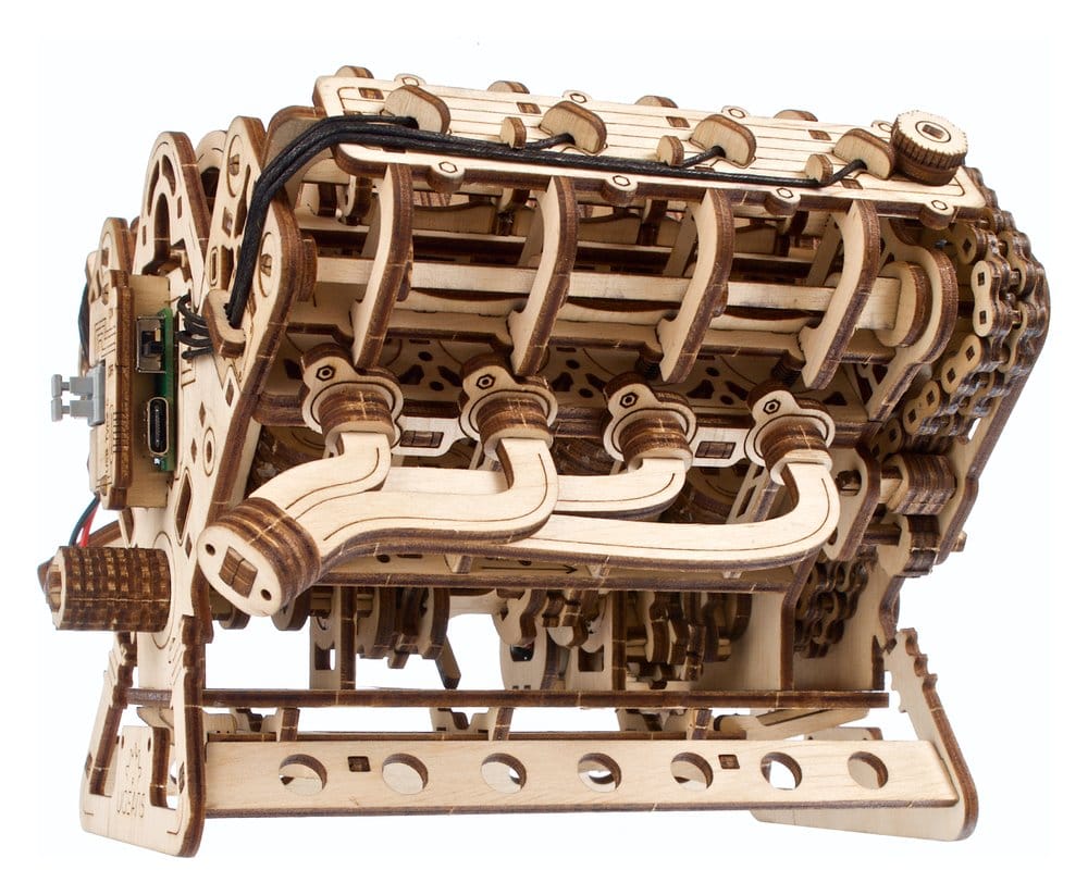 Ugears Wooden Model Kit V8 Engine