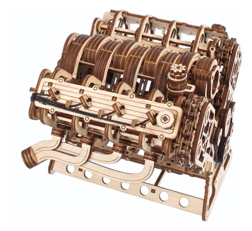Ugears Wooden Model Kit V8 Engine