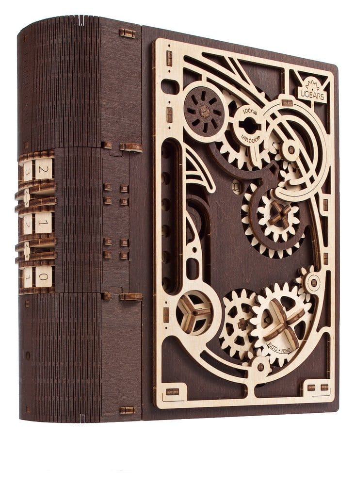 Ugears Wooden Model Kit Book of Secrets