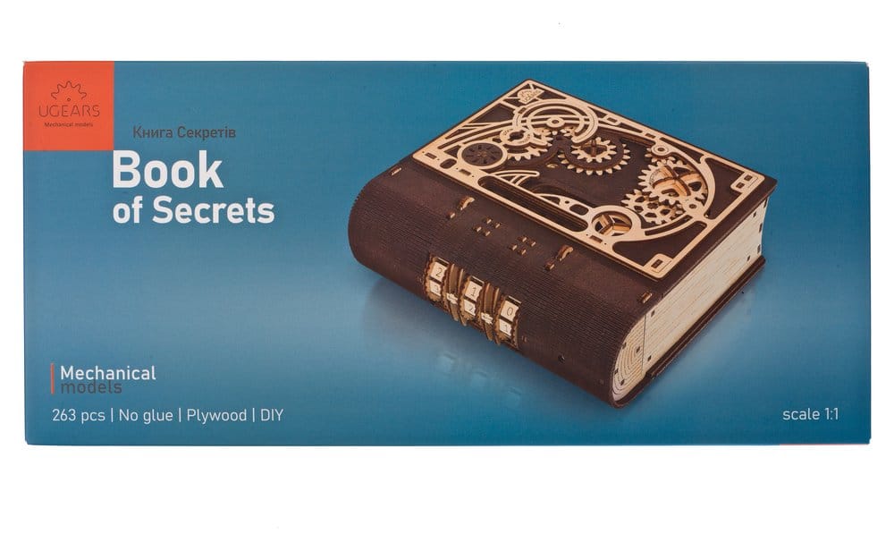Ugears Wooden Model Kit Book of Secrets