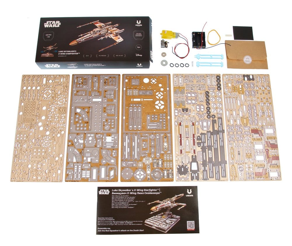 Star Wars Wooden Model Kit Luke Skywalker's X-Wing Starfighter