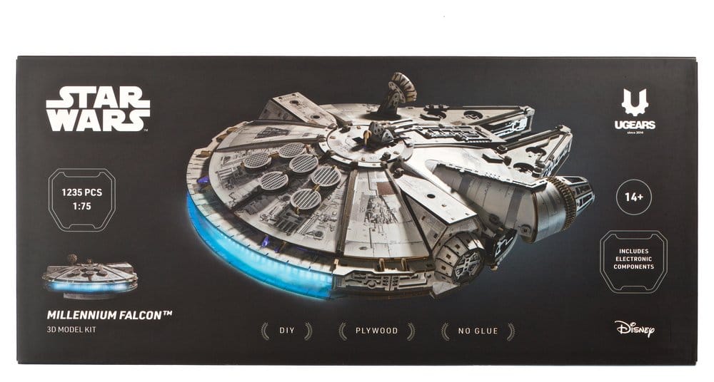 Star Wars Wooden Model Kit Millennium Falcon