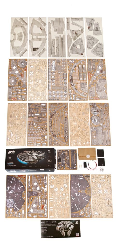 Star Wars Wooden Model Kit Millennium Falcon
