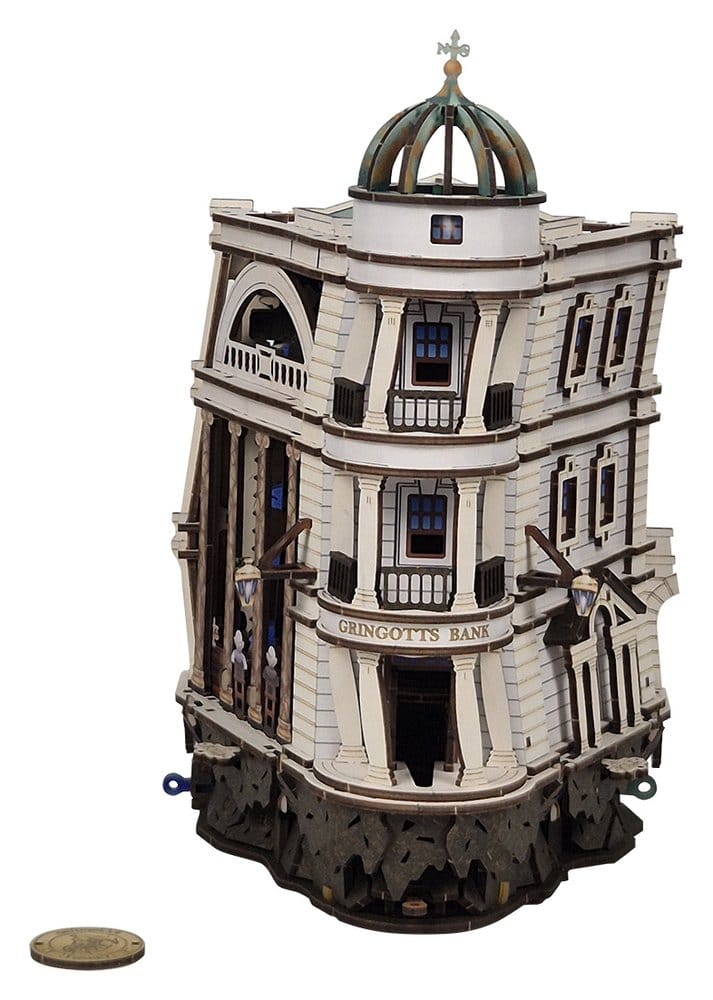 Harry Potter Wooden Model Kit Gringotts Bank Marble Run