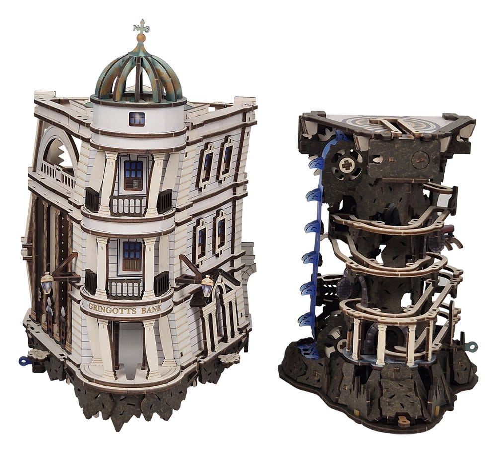 Harry Potter Wooden Model Kit Gringotts Bank Marble Run