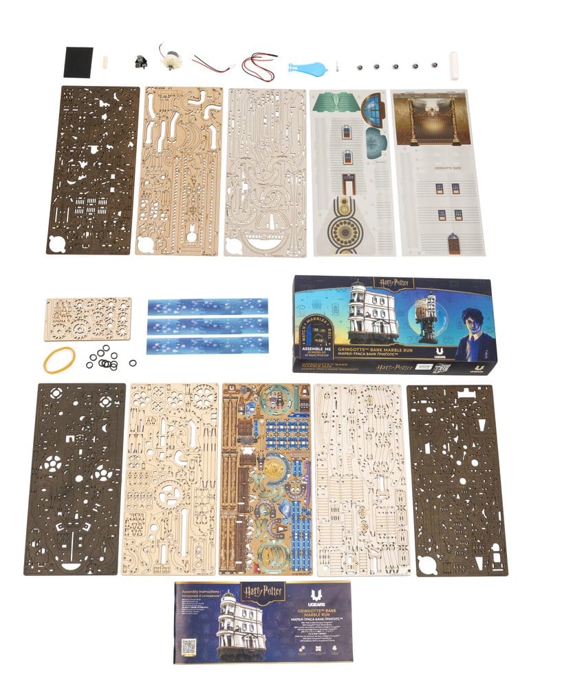 Harry Potter Wooden Model Kit Gringotts Bank Marble Run