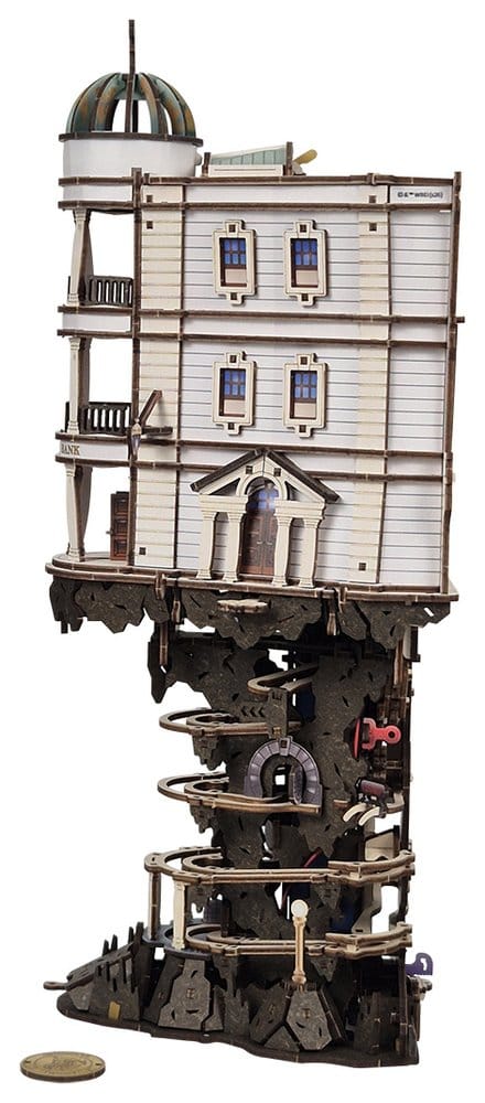 Harry Potter Wooden Model Kit Gringotts Bank Marble Run