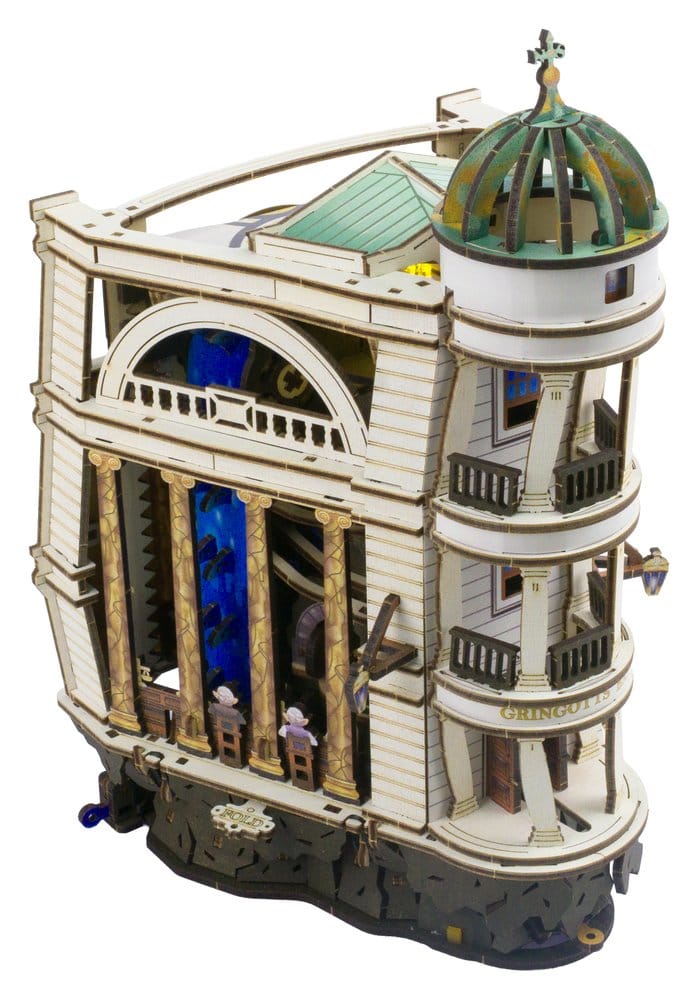 Harry Potter Wooden Model Kit Gringotts Bank Marble Run