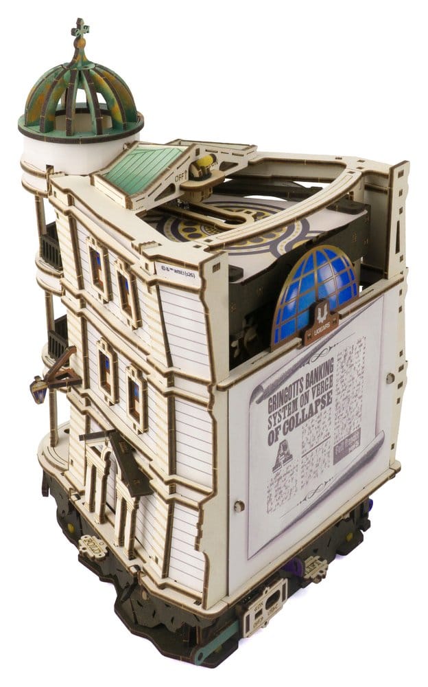 Harry Potter Wooden Model Kit Gringotts Bank Marble Run