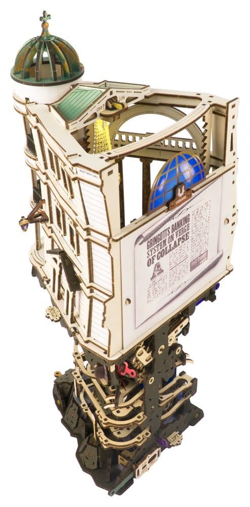 Harry Potter Wooden Model Kit Gringotts Bank Marble Run