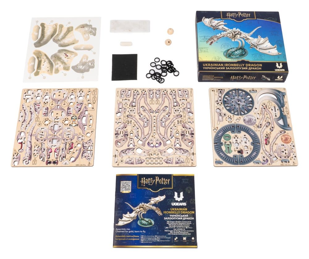 Harry Potter Wooden Model Kit Ukrainian Ironbelly Dragon