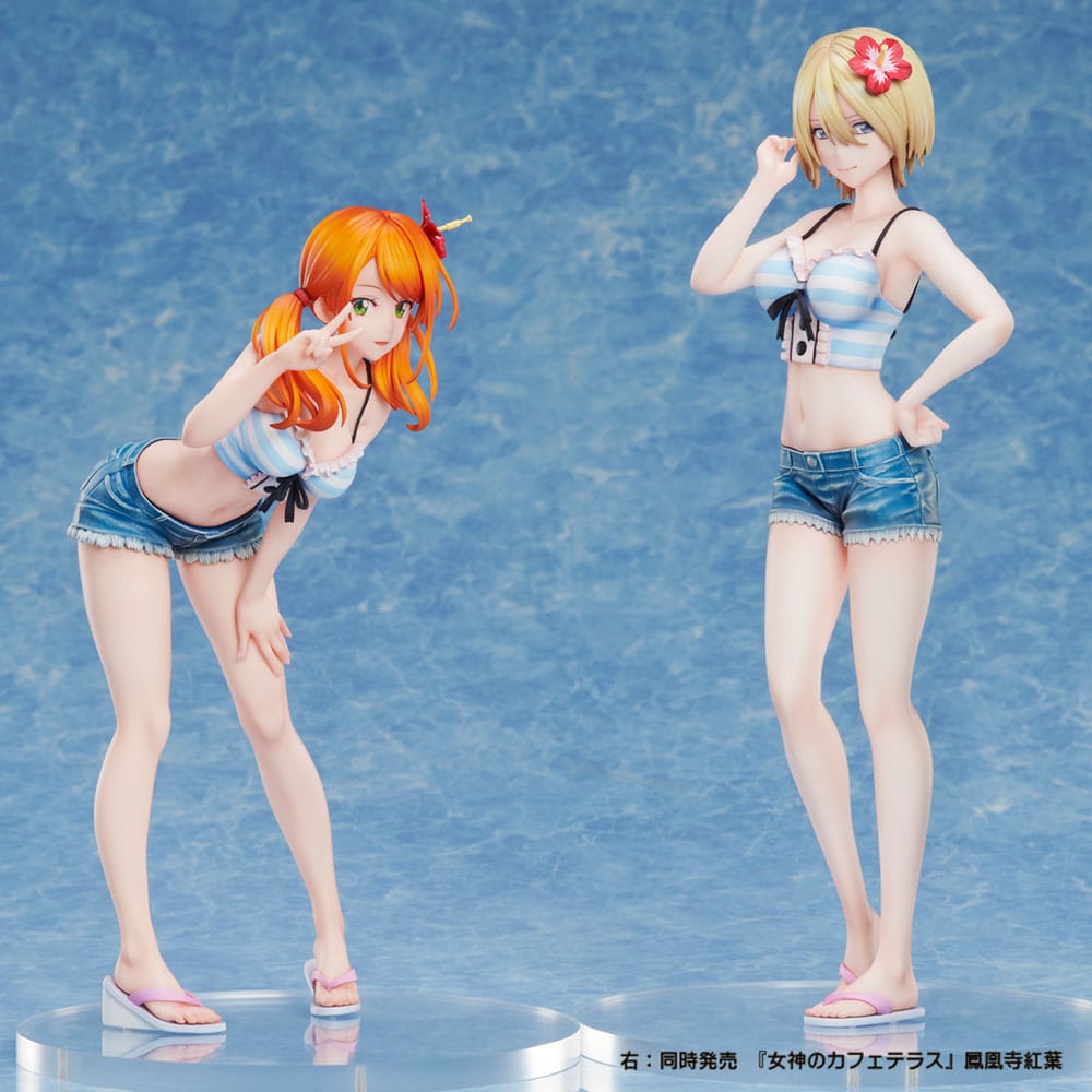 La terrazza del caffè e le sue dee Statua in PVC Tsukishima Ryusei 21 cm
