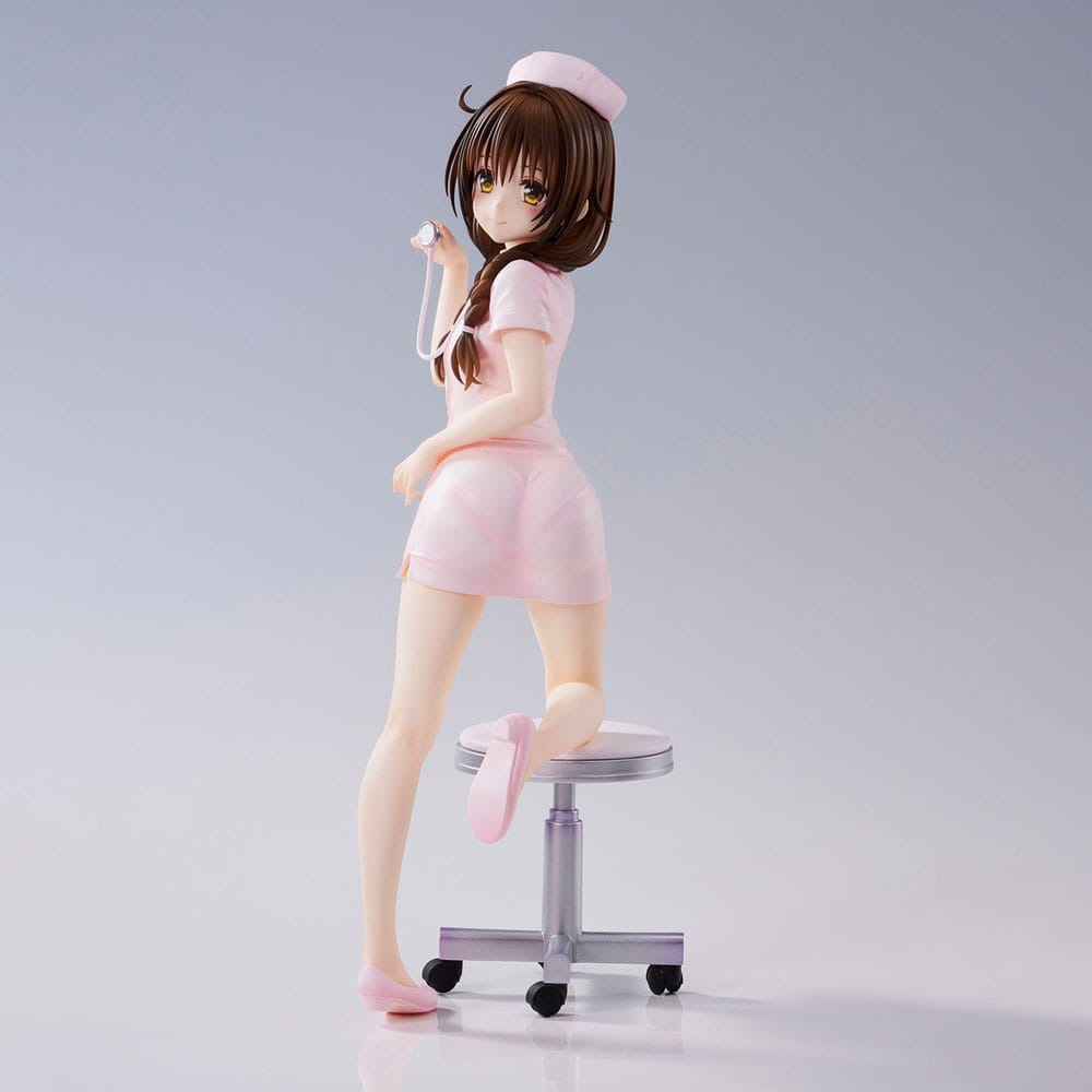 Statua To Love-Ru Darkness in PVC di Mikan Yuki Nurse Cos da 25 cm