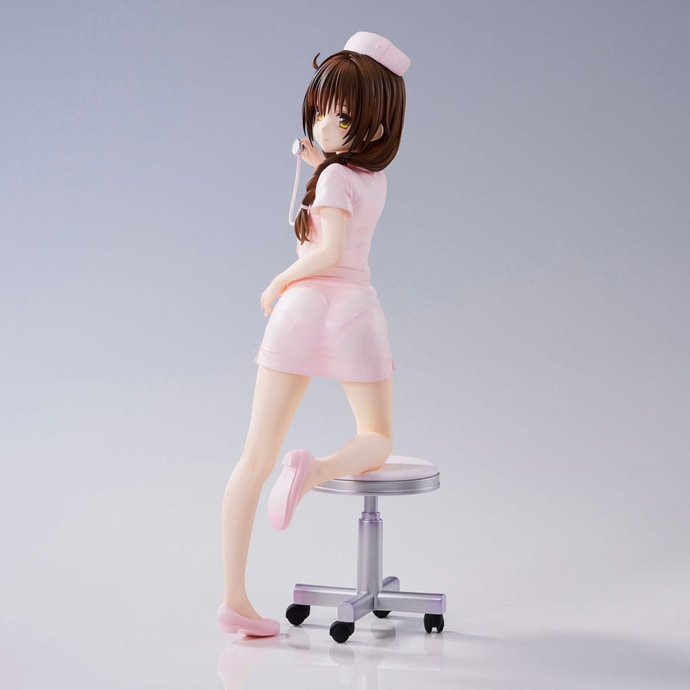 Statua To Love-Ru Darkness in PVC di Mikan Yuki Nurse Cos da 25 cm