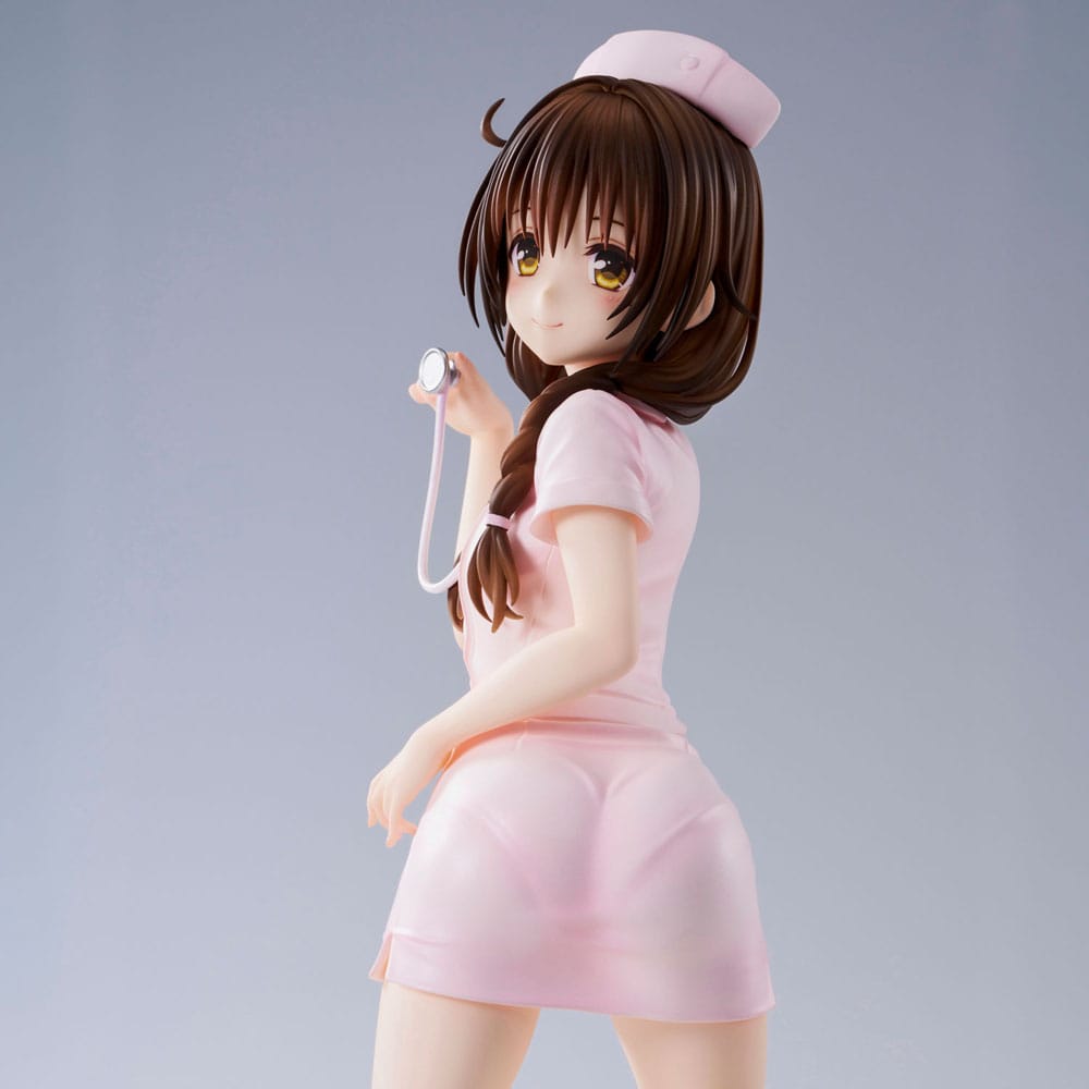 Statua To Love-Ru Darkness in PVC di Mikan Yuki Nurse Cos da 25 cm