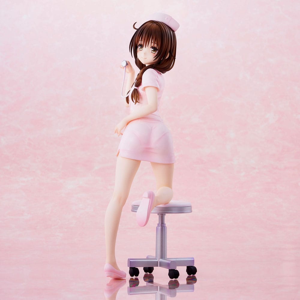 Statua To Love-Ru Darkness in PVC di Mikan Yuki Nurse Cos da 25 cm