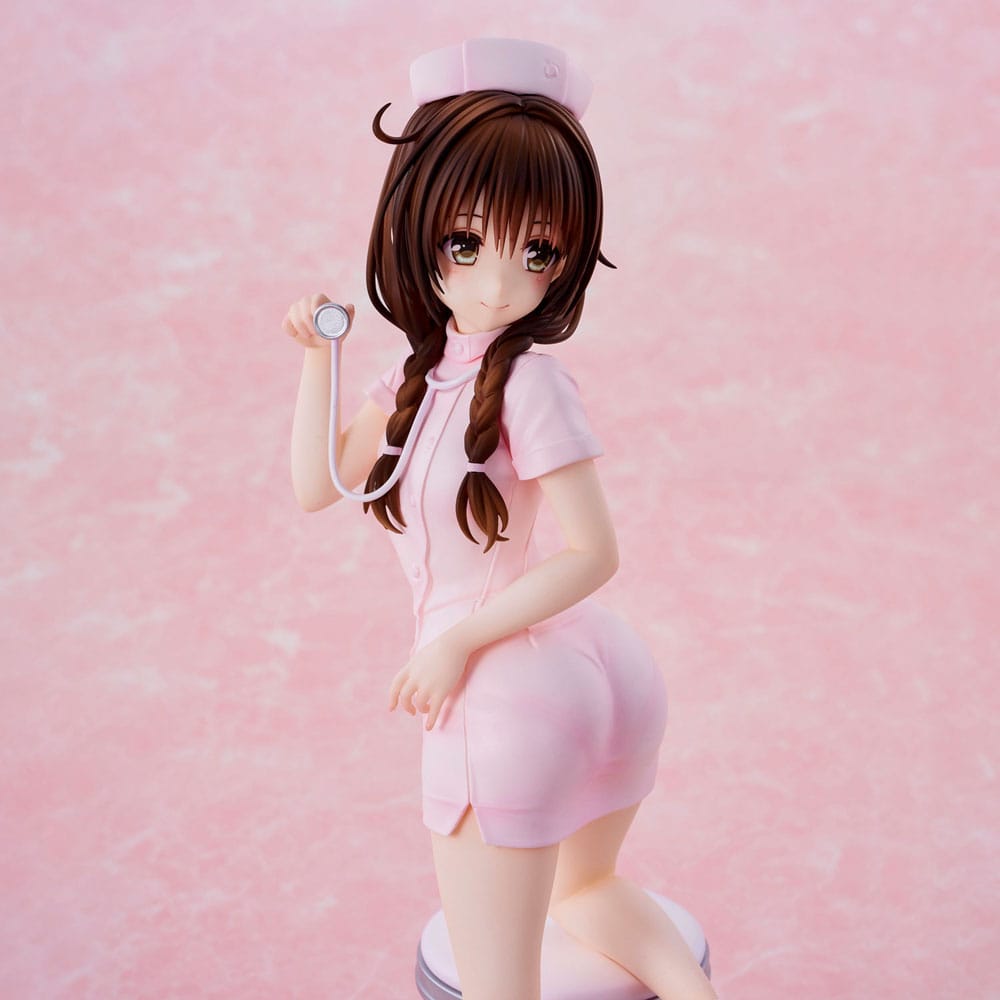 Statua To Love-Ru Darkness in PVC di Mikan Yuki Nurse Cos da 25 cm