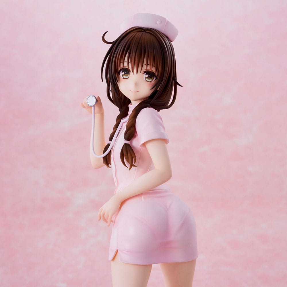 Statua To Love-Ru Darkness in PVC di Mikan Yuki Nurse Cos da 25 cm