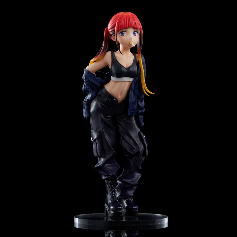 Gridman Universe Zozo Black Collection Statua PVC Chise Asukagawa 21 cm