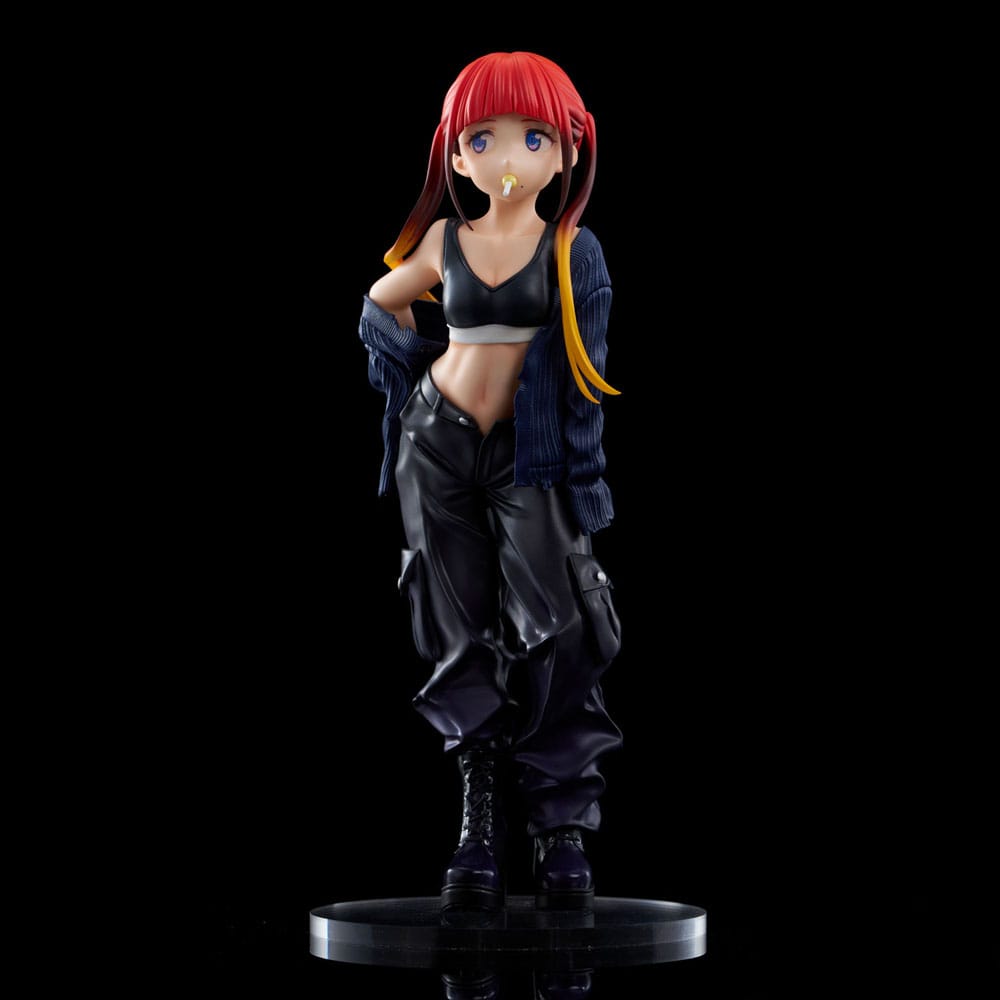 Gridman Universe Zozo Black Collection Statua PVC Chise Asukagawa 21 cm