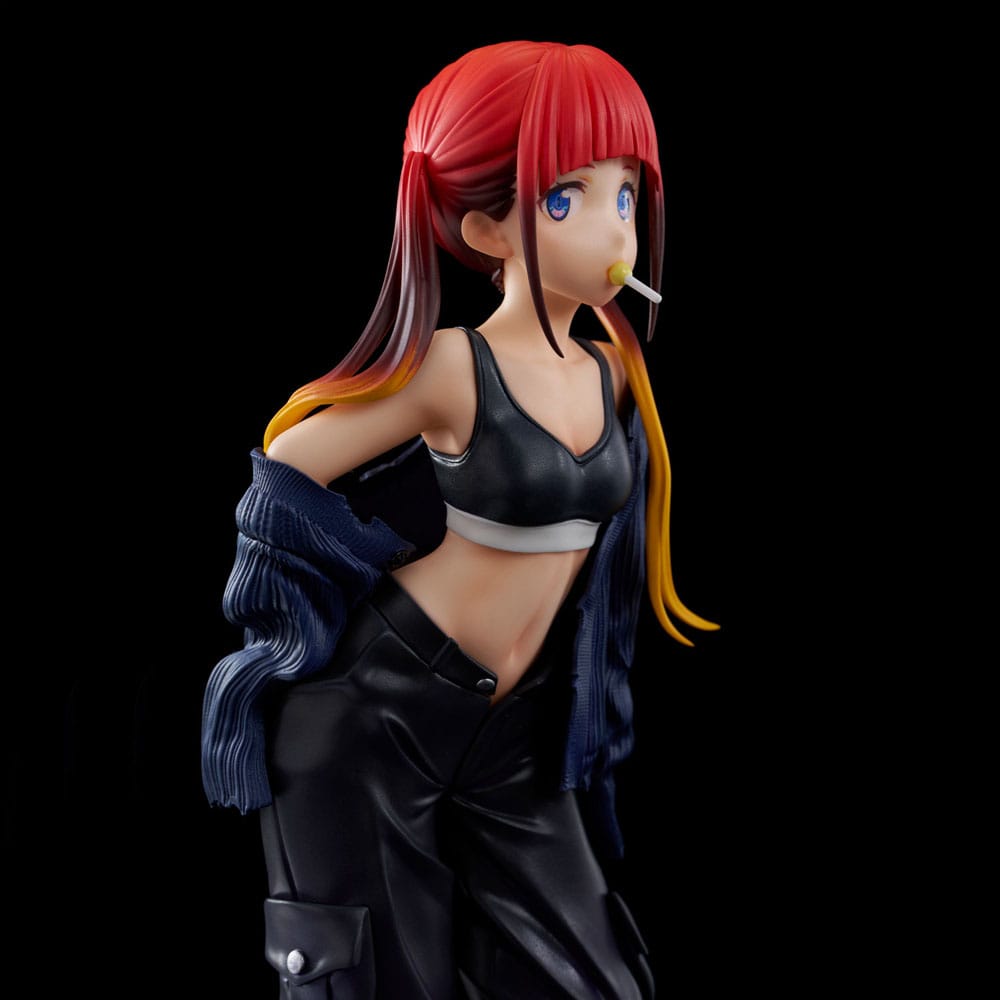 Gridman Universe Zozo Black Collection Statua PVC Chise Asukagawa 21 cm