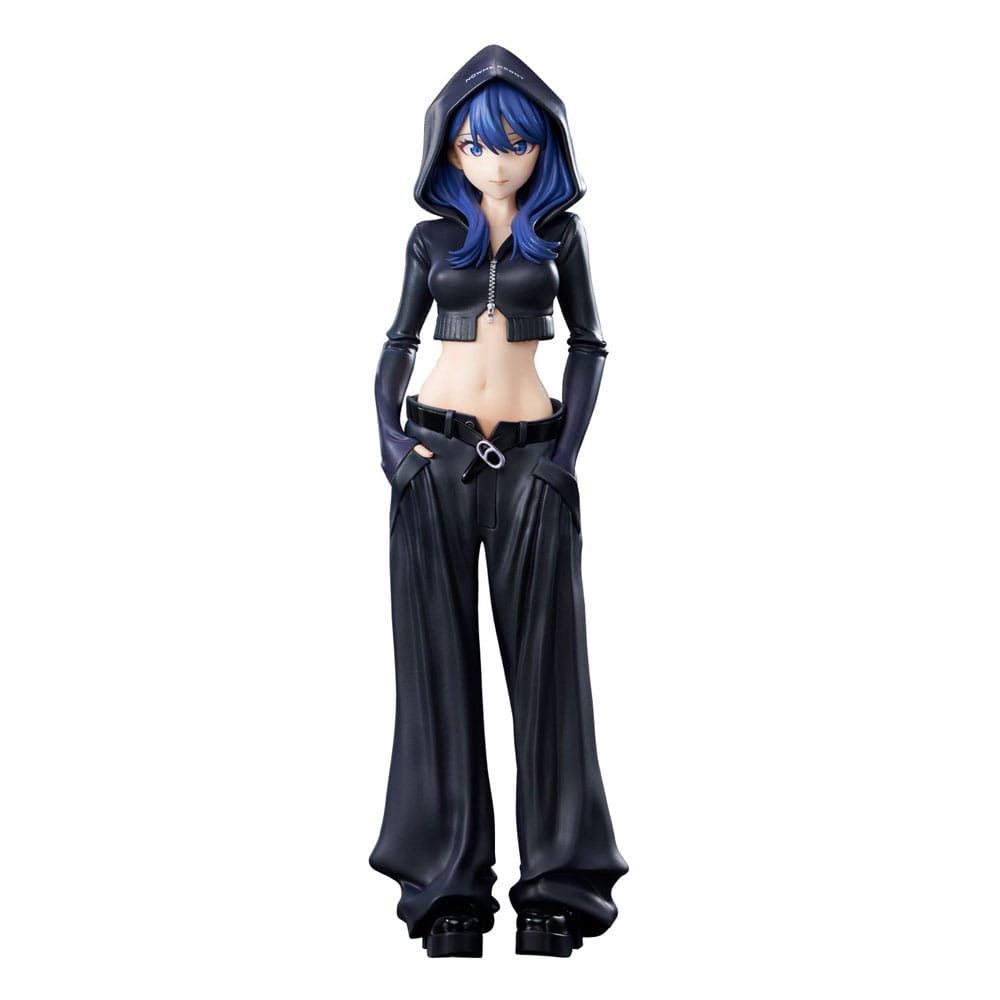 Gridman Universe Zozo Black Collezione Statua PVC Rikka Takarada 24 cm