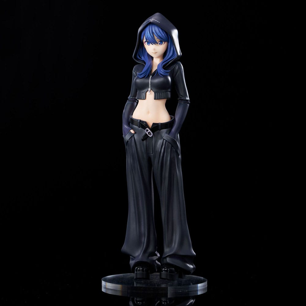 Gridman Universe Zozo Black Collezione Statua PVC Rikka Takarada 24 cm