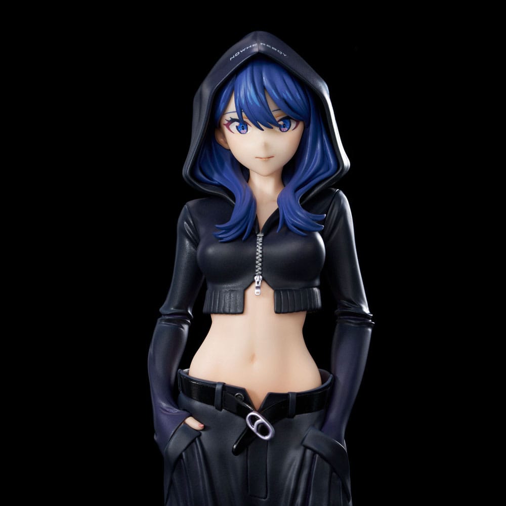 Gridman Universe Zozo Black Collezione Statua PVC Rikka Takarada 24 cm