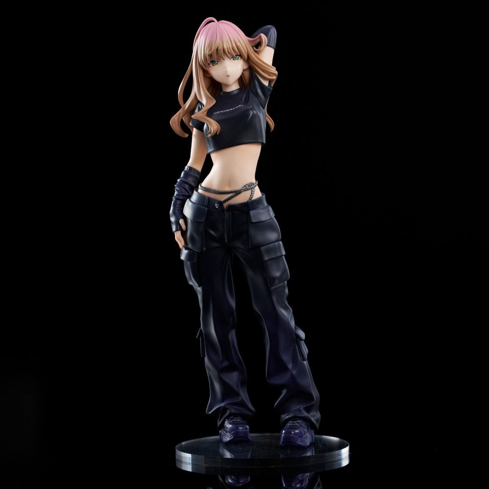 Statua in PVC della collezione Gridman Universe Zozo Black di Yume Minami, 24 cm