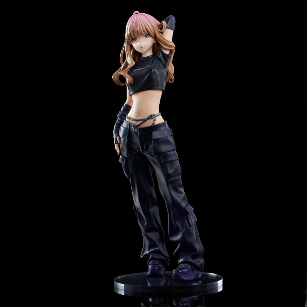 Statua in PVC della collezione Gridman Universe Zozo Black di Yume Minami, 24 cm
