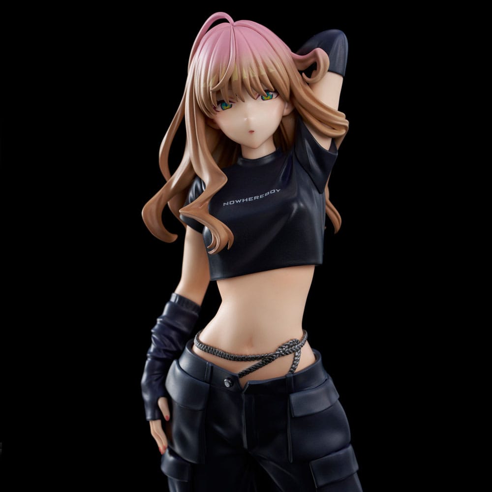 Statua in PVC della collezione Gridman Universe Zozo Black di Yume Minami, 24 cm